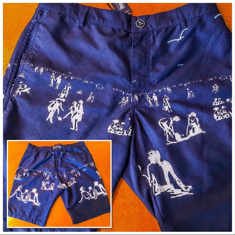 NEW!! VILEBREQUIN Swim Trunks/Board Shorts